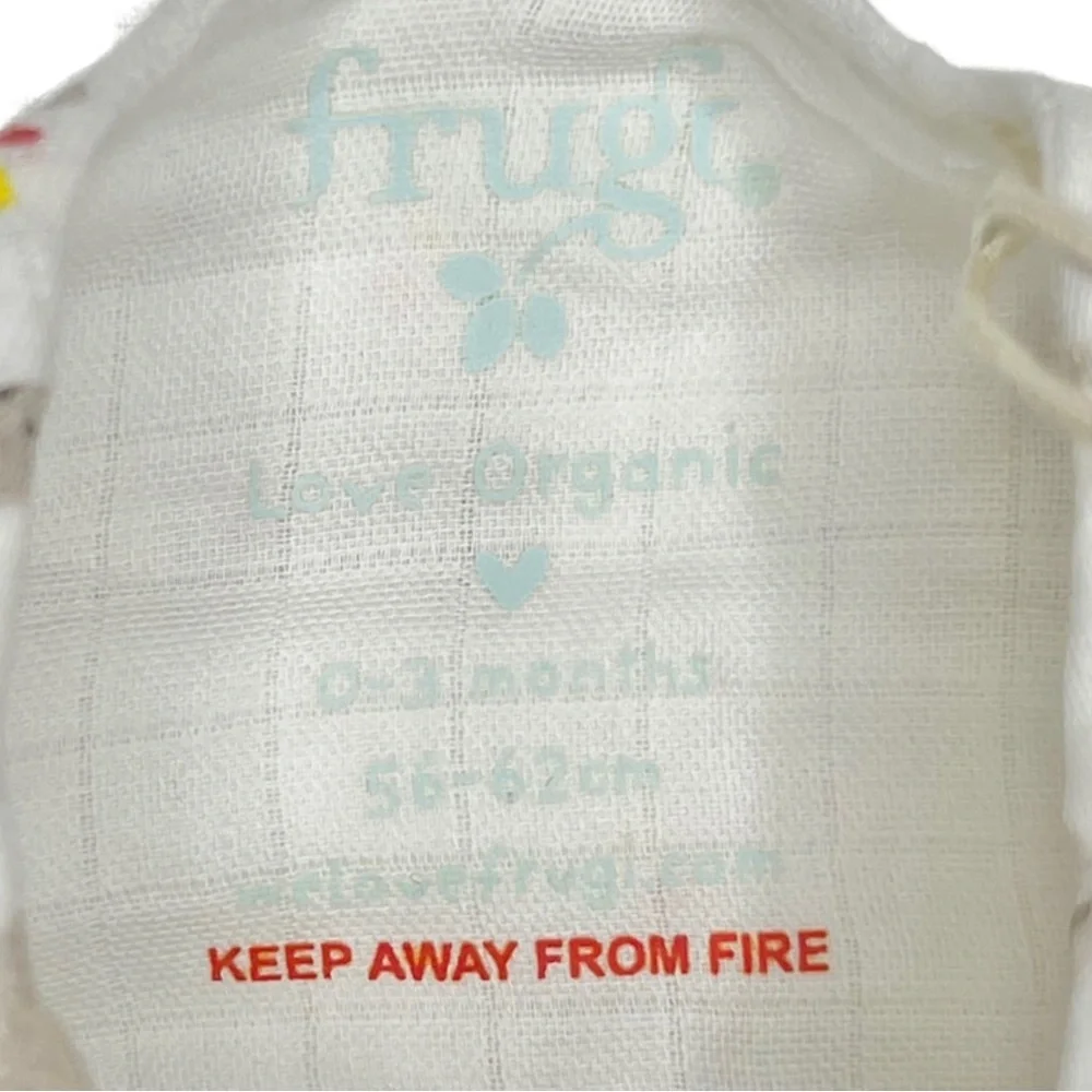 Frugi Elowen Muslin Romper‎ - Rainbow Whales